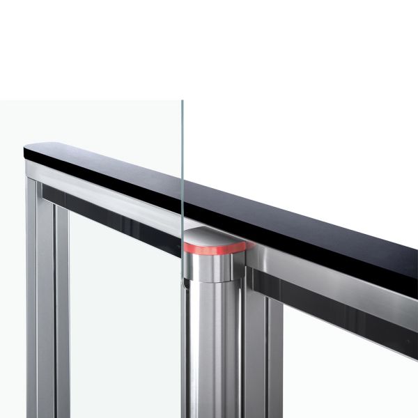 Турникет распашной PERCo ST-11M «Скоростной проход» с крышками из искусственного камня и створками 475 мм