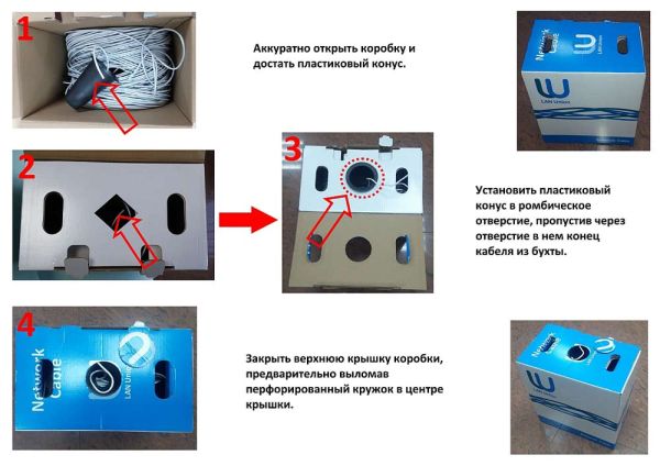 Кабель витая пара неэкранированный U/UTP ЛЮ-КСС-5e.4.10ВН.39Б3, внутренний