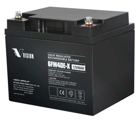 Аккумулятор Etalon VISION 6FM40EX (12В 40 А∙ч)