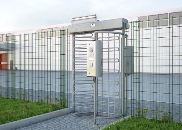 Полноростовой механический турникет Magnetic MPT 330 (MPT330CZ302), с полукруглым формирователем прохода