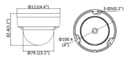 Антивандальная IP-камера 4Мп HikVision DS-2CD2143G0-IS (2.8 мм), черная