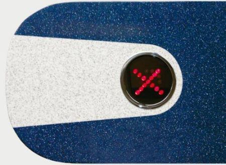 Турникет-трипод тумбовый PERCo-TTD-03.1S из нержавеющей стали (с планками Антипаника)