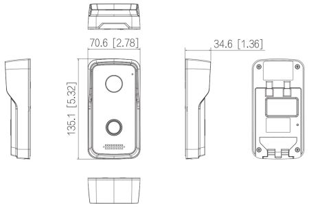 Дверная IP-станция Dahua Villa DHI-VTO2111D-P-S3