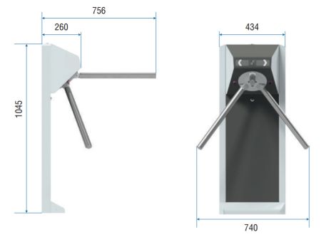 Турникет-трипод Carddex STL-01 (без планок)