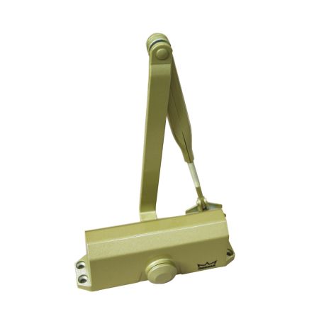 Доводчик дверной dormakaba TS77 EN3 c рычагом ФОП, серебро