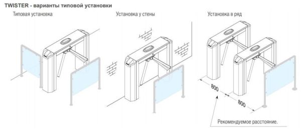 Турникет-трипод тумбовый Came Twister Motorised (с планками) (821TR-0010)
