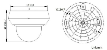 Скоростная уличная PTZ IP-камера 4Мп HiWatch DS-I405M(B)