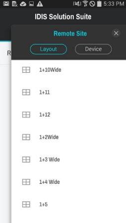 Клиентское приложение для мобильных устройств IDIS Solution Suite Mobile в составе Solution Suite