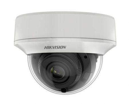 Купольная HD-TVI видеокамера 5Мп HikVision DS-2CE56H8T-AITZF с EXIR-подсветкой до 60м