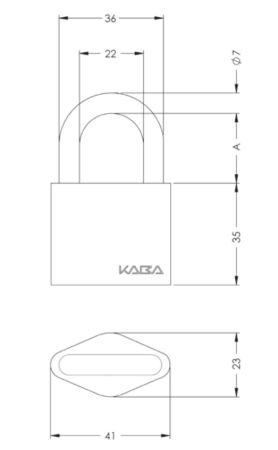 Навесной замок dormakaba VHS 2001 matrix plus, высота дужки 24 мм, 2 ключа Навесной замок dormakaba VHS 2001 matrix plus, высота дужки 24 мм, 2 ключа