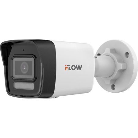 IP-камера 4Мп iFlow F-IC-1142CM(2.8mm) уличная, WDR, с микрофоном и двойной подсветкой до 30 м