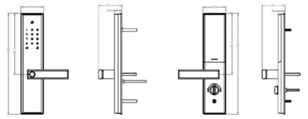 Цифровой дверной замок dormakaba IC800, черный