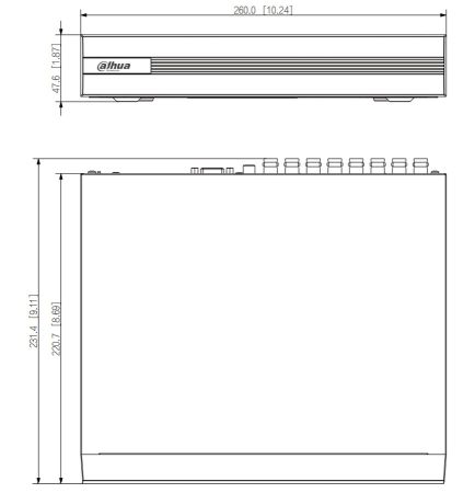 16-канальный HDCVI-видеорегистратор Dahua DH-XVR1B16H-I