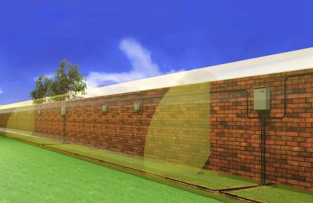 Периметровое радиоволновое средство обнаружения Трезор-R 02, двухканальный