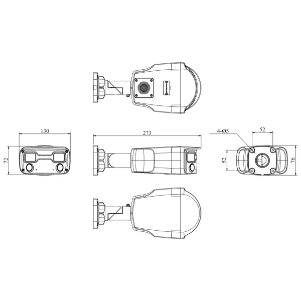 IP-видеокамера 4Мп RVi-2NCTX4148 (4) white
