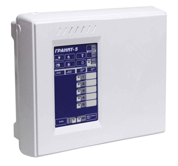 Прибор приемно-контрольный и управления охранно-пожарный Гранит-5 (USB) 48 В c IP-регистратором