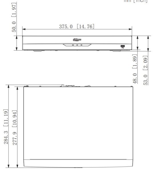 IP-видеорегистратор 8-канальный 4K Smart 1U WizSense Dahua DHI-NVR2208-I2