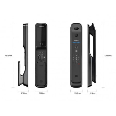 Электронный биометрический замок Philips EasyKey DDL709-FVP-7HWS Face ID с распознаванием лиц