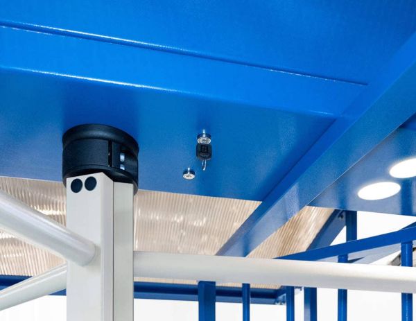 Турникет полноростовой двухпроходной PERCo-RTD-20.1 уличный с электроприводом