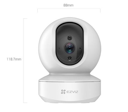Миниатюрная поворотная PTZ IP-камера 4Мп Ezviz TY1 (4 мм) c автослежением за объектом