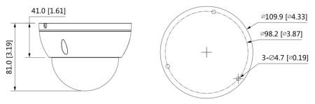 IP-видеокамера 2Мп Dahua DH-IPC-HDBW1230EP-0360B-S5 с ИК-подсветкой до 30м