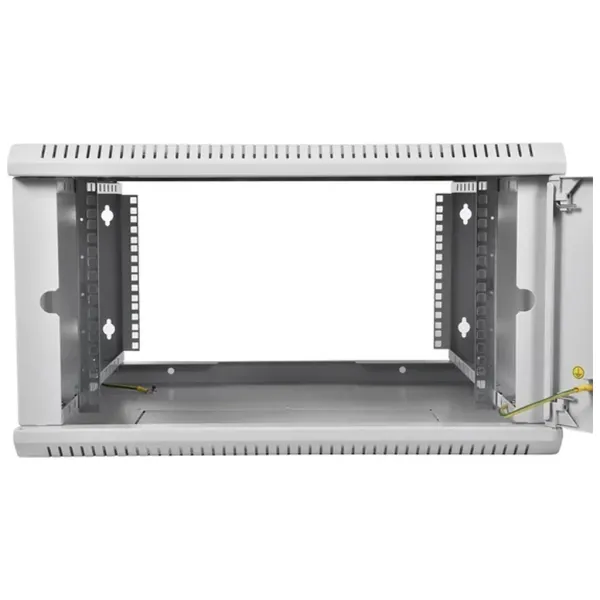 Шкаф телекоммуникационный ШРН-Э-12.350 настенный сварной 9U (600×350) съёмные стенки, дверь стекло