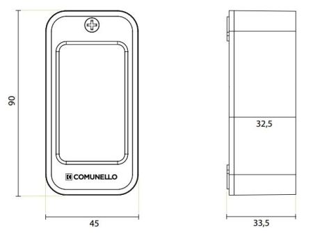 Универсальный двухканальный радиоприемник Comunello RCV, память на 500 пультов