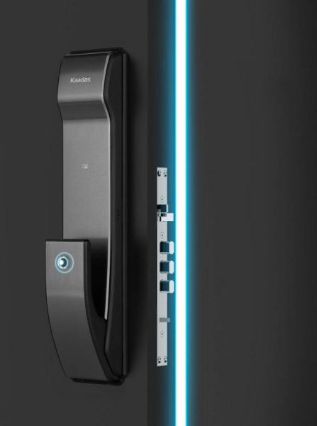 Электронный биометрический замок Kaadas K9 Black, врезной