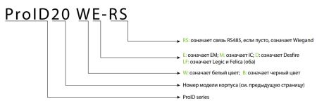 Считыватель бесконтактных карт ZKTeco ProID10BE