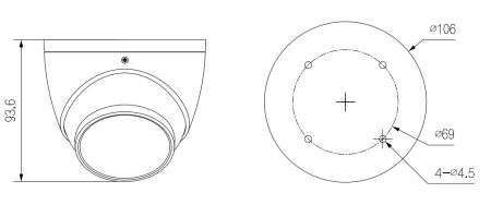IP-видеокамера уличная 2Мп Dahua DH-IPC-HDW3241EMP-S-0280B-S2