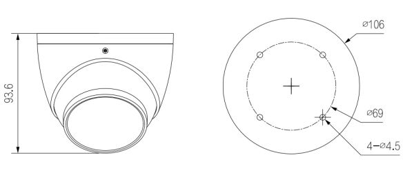 IP-видеокамера уличная 2Мп Dahua DH-IPC-HDW3241EMP-S-0280B-S2 IP-видеокамера уличная 2Мп Dahua DH-IPC-HDW3241EMP-S-0280B-S2