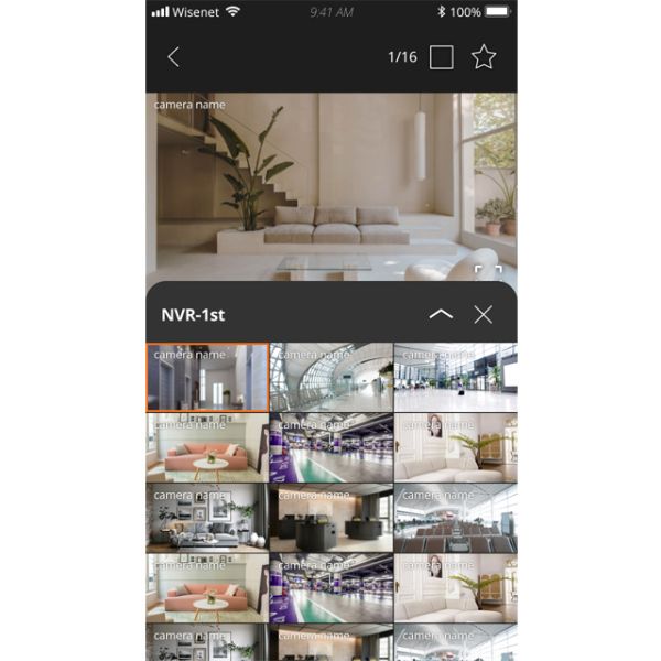 Бесплатное программное обеспечение Wisenet Mobile для Android / iOS