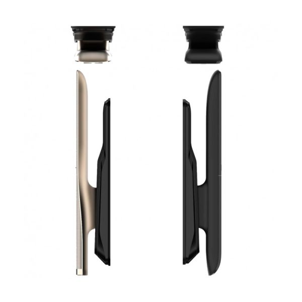 Электронный замок биометрический Solity GP-4000BK Dark Silver, распознавание по отпечатку пальца, двухригельный