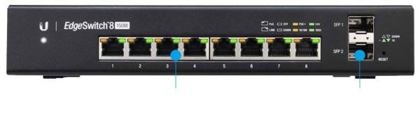 PoE-коммутатор Ubiquiti EdgeSwitch 8 150W