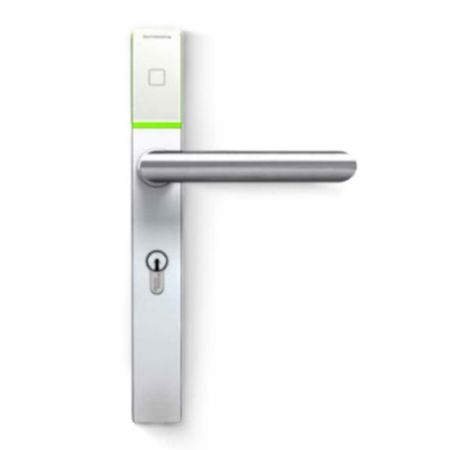 Электронный замок dormakaba c-lever pro (белый, узкий, offline, 92 мм, левый, ручки HL, шток 9 мм) Электронный замок dormakaba c-lever pro (белый, узкий, offline, 92 мм, левый, ручки HL, шток 9 мм)