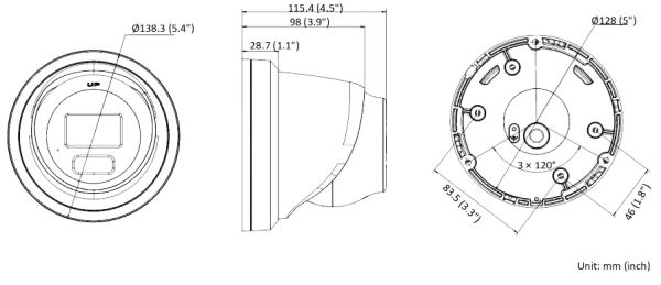 Уличная IP-видеокамера 4Мп HikVision DS-2CD2347G2H-LIU (4 мм) с двумя подсветками и технологией ColorVu