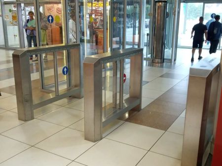 Центральный модуль распашного турникета Gotschlich Axioma DF 1025H (650/900 мм) (6AXI2DC-SB)