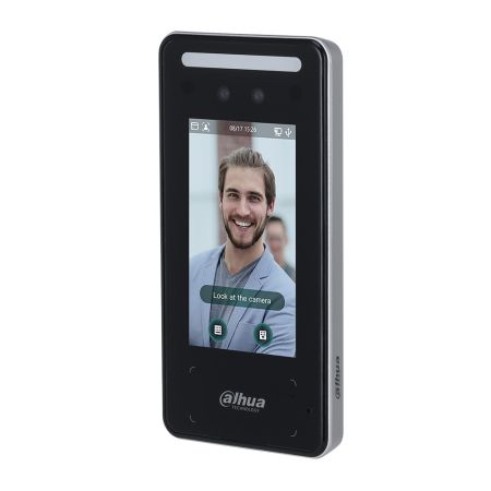 Биометрический терминал доступа AI Dahua DHI-ASI6213J-MW с распознаванием лиц и Mifare карт