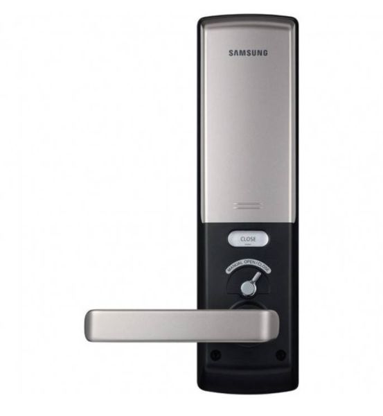 Электронный замок Samsung SHS-H505 FBK/EN (SHS-5050), одноригельный, врезной, с ручкой Электронный замок Samsung SHS-H505 FBK/EN (SHS-5050), одноригельный, врезной, с ручкой