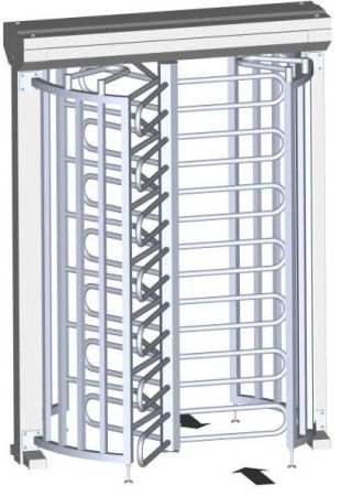 Полноростовой турникет Gotschlich Ecco 120 BE Stainless (6ELE3A0BС)