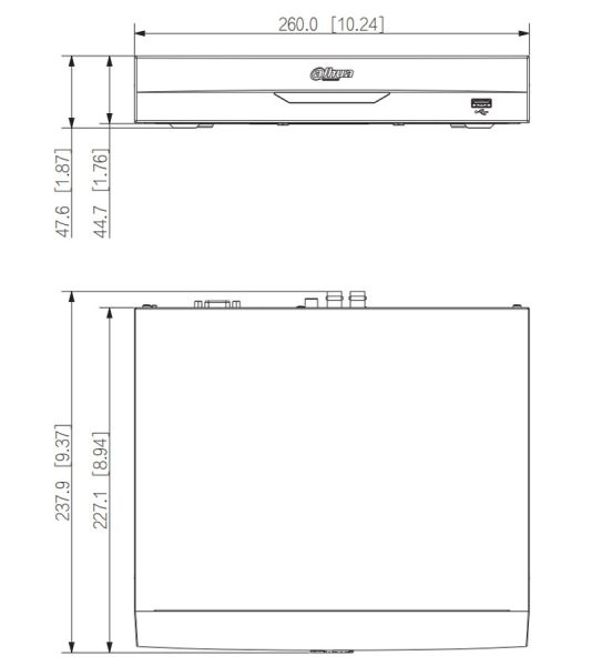 4-канальный HDCVI-видеорегистратор Dahua DH-XVR5104HS-I3 с распознаванием лиц 4-канальный HDCVI-видеорегистратор Dahua DH-XVR5104HS-I3 с распознаванием лиц