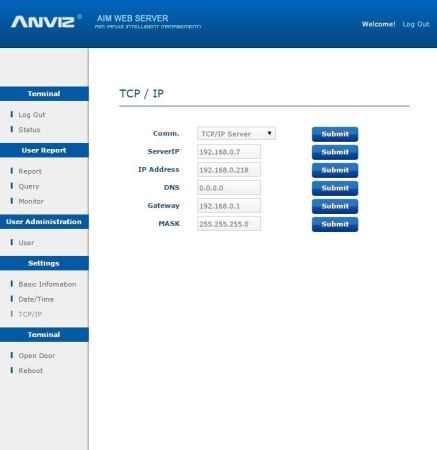 Биометрическая система учета рабочего времени Anviz C2 WEB Server