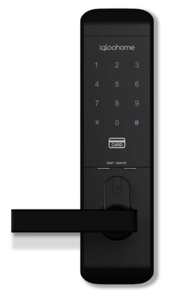 Электронный замок igloohome Mortise 40-60 мм с ручкой Электронный замок igloohome Mortise 40-60 мм с ручкой