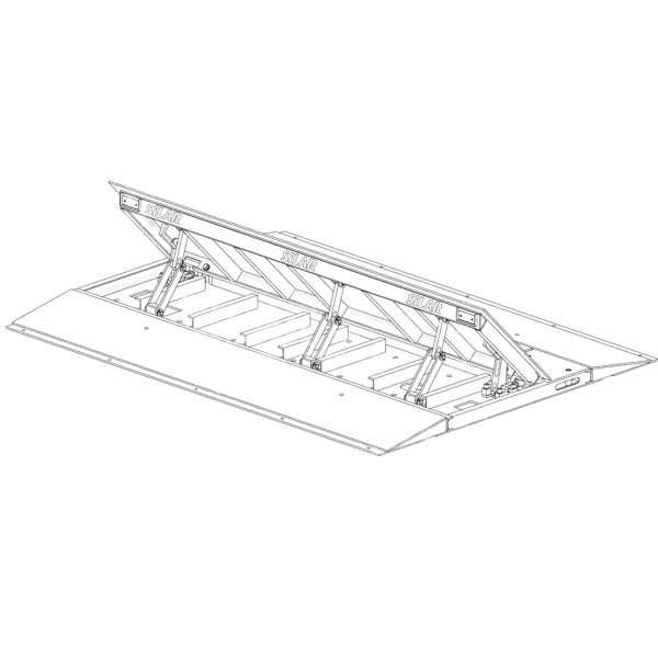 Дорожный блокиратор Silar ПЗП 5000 ГН гидравлический, накладной