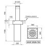 Электромеханический боллард BFT EASY RUS L 220/700-6 с подсветкой