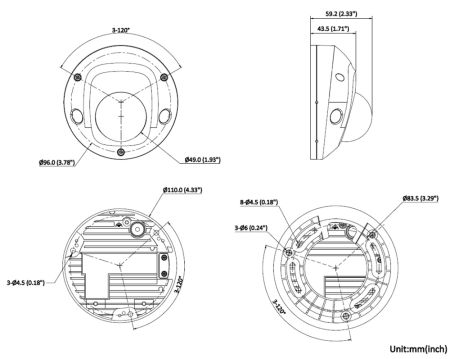 IP-видеокамера 4Мп HikVision DS-2CD2543G2-LIS2U (2.8 мм) уличная, антивандальная