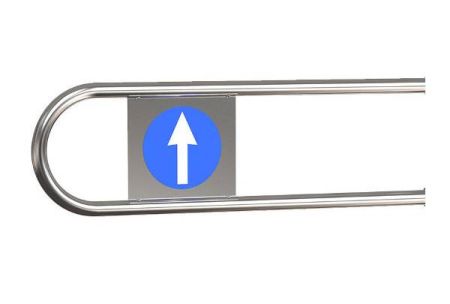 Дуга на калитку Ростов-Дон К11 Ø25 L=700 мм (правая)