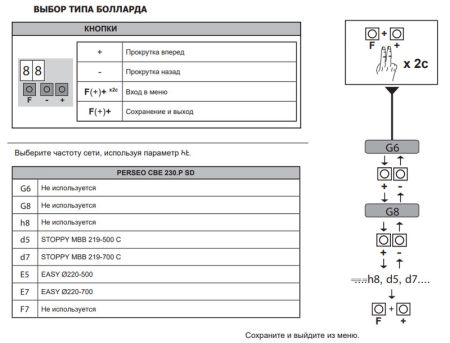 Электромеханический боллард BFT EASY RUS 220/500-6 с подсветкой