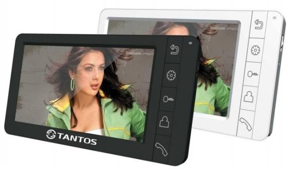 Монитор видеодомофона c кнопочным управлением TANTOS Amelie SD (черный)