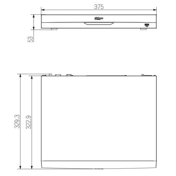 IP-видеорегистратор PoE 16-канальный WizSense Dahua DHI-NVR4216-16P-EI